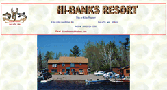 Desktop Screenshot of hibanksresort.com