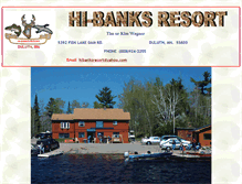 Tablet Screenshot of hibanksresort.com